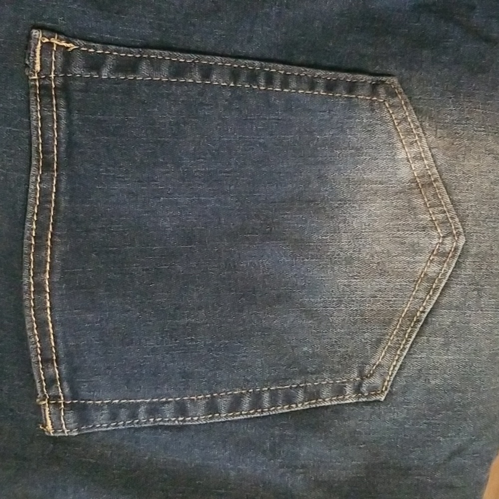Composition Blue Ripped Denim Short Size XL - Picture 13 of 16